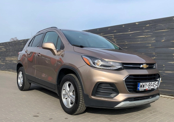 Chevrolet Trax cena 57700 przebieg: 85000, rok produkcji 2018 z Łaskarzew małe 781